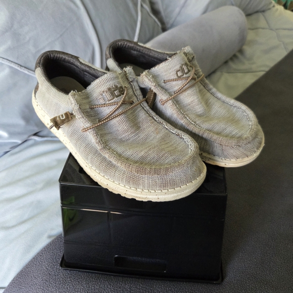 Hey Dude Other - Hey Dude Beige and Brown Casual Slip-Ons